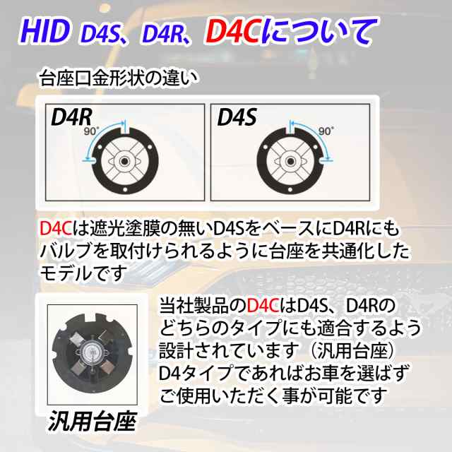 HID バルブ D4S D4R 35W 純正交換 4300K 5000K 6000k 8000K ヘッドライト 球 交換 車検対応 純正色 車用品  カー用品 D4Cの通販はau PAY マーケット - R.N.P au PAY マーケット店 | au PAY マーケット－通販サイト