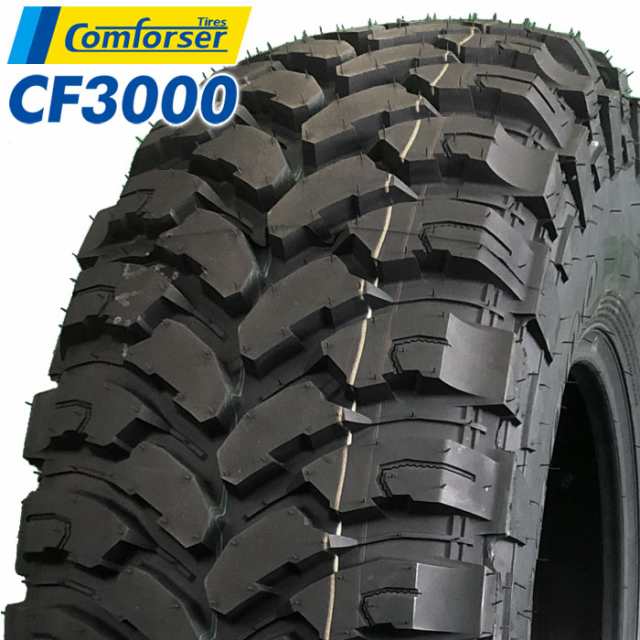 送料無料 COMFORSER 265/70R17 LT 121/118Q 10PR CF3000 シーエフサンゼン コンフォーサー ブラックレター MTタイヤ マッドタイヤ 1本