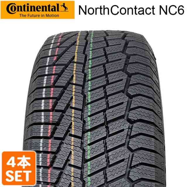 【2022年製】送料無料 Continental 195/65R15 91T North Contact NC6 ノースコンタクト コンチネンタル スタッドレス 冬タイヤ 雪 氷 ア