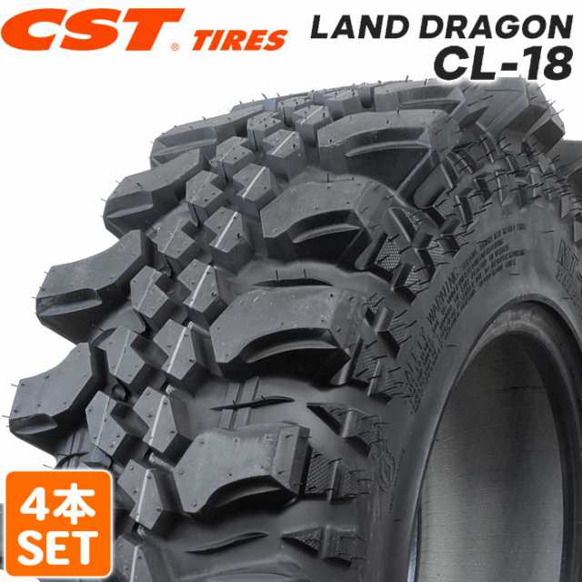 【2024年製】 送料無料 CST Tires 31x10.50-16 6PR 109K LAND DRAGON CL-18 バイアス ランドドラゴン シーエスティー MTタイヤ オフロー