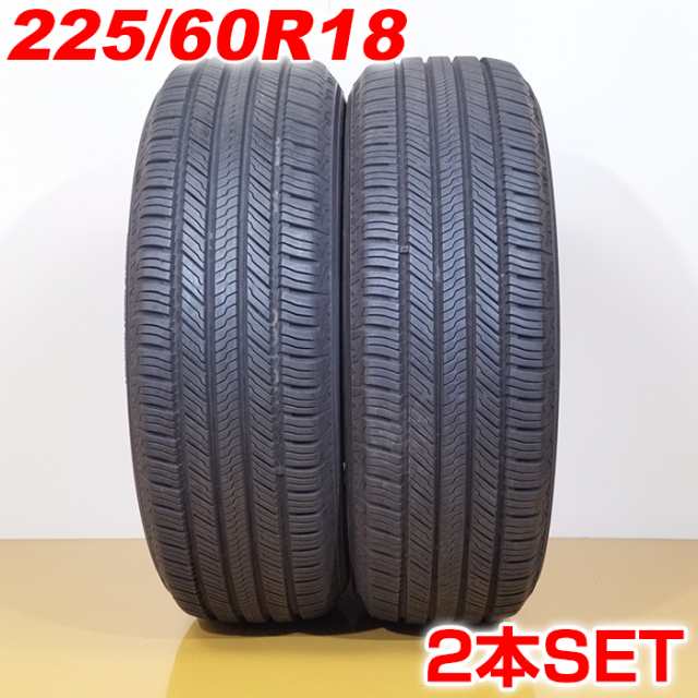 送料無料 YOKOHAMA ヨコハマ 225/60R18 100H GEOLANDER CV G058 夏タイヤ サマータイヤ 2本セット [ A3312 ] 【中古タイヤ】