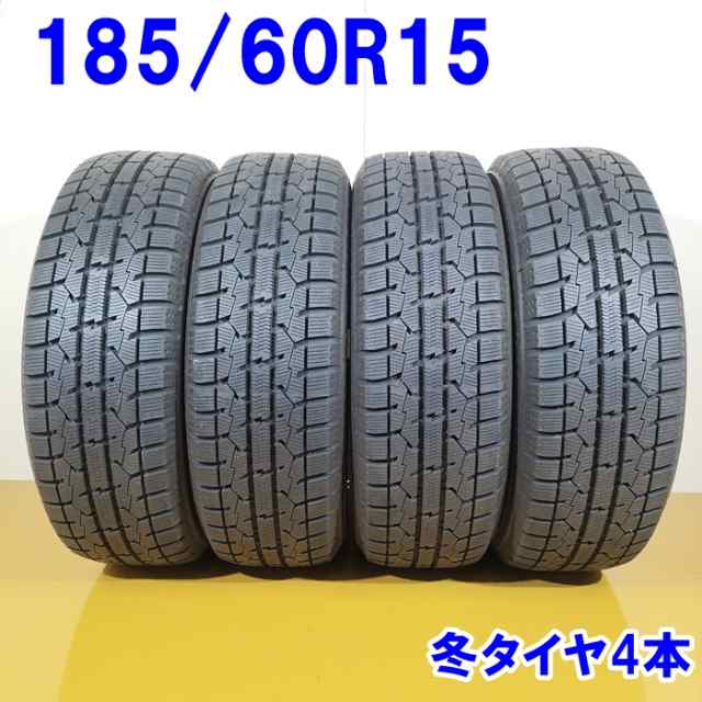 送料無料 TOYO TIRES トーヨー 185/60R15 84Q OBSERVE GARIT GIZ 冬タイヤ スタッドレスタイヤ 4本セット [ W2707 ] 【中古タイヤ】