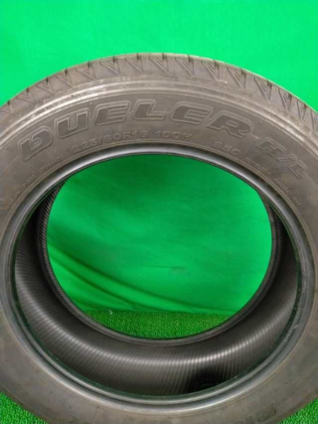 送料無料 BRIDGESTONE ブリヂストン 225/60R18 100H DUELER H/L 夏タイヤ サマータイヤ 2本セット [ A2858P ] 【中古タイヤ】の通販は