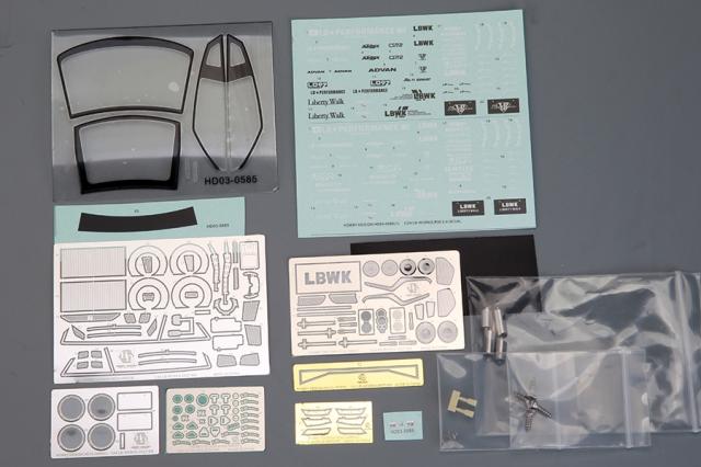 ホビーデザイン HOBBY DESIGN 1/24 LB-シルエットワークス GT 35GT-RR フルディティールキット レジン エッチングパーツ 模型 (hd03-0585)の通販は