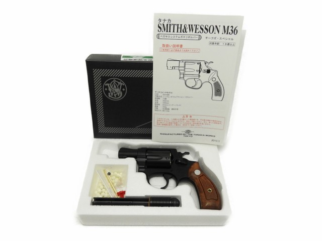 タナカワークス TANAKA WORKS ガスガン S&W M36 2インチ チーフ スペシャル ver2 HW 18歳以上 (4537212010641)T3-4