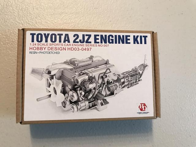 Hobby Design 1/24 トヨタ 2JZ エンジン キット 車 模型 HD03-0497の通販は