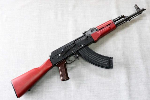 マルイ　akm ガスブロ　純正ストックグリップ マルイakm ガスブロ純正ストックグリップ