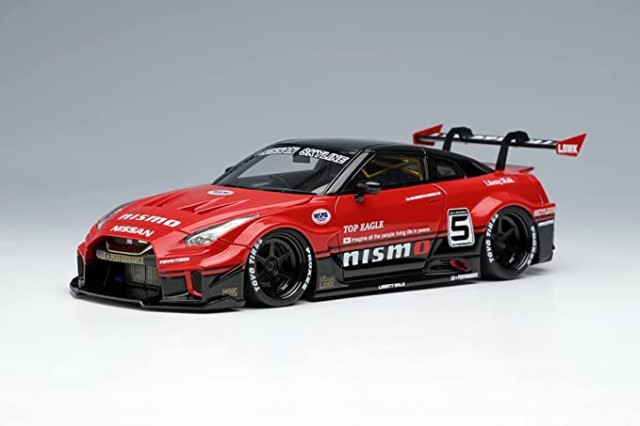 1/43 メイクアップ Make up レーシングカー EIDOLON LB-シルエットワークス GT 35GT-RR GTウィング レッド/ブラック  完成品 LB014A オー｜au PAY マーケット