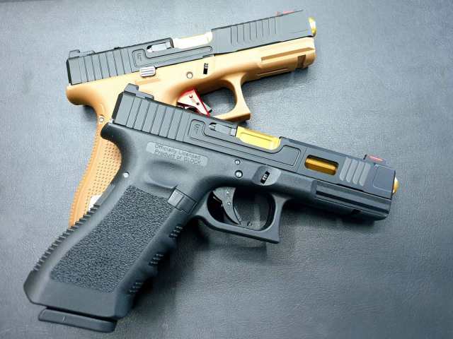 X-Craft G17 Glock17 FI MK2 グロック17 CNC スライド アウターバレル セット G19Xユニット搭載