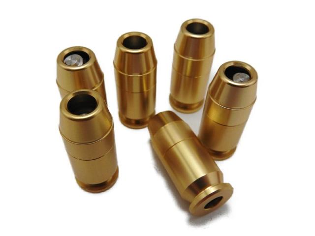 BWC 発火 モデルガン .45ACP 発火 カートリッジ 6発入 アルミ製 アルマイト処理(4562331252313)の通販は