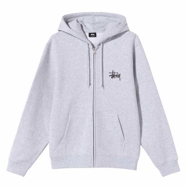 ステューシー BASIC STUSSY ZIP HOODIE スウェット パーカー プル