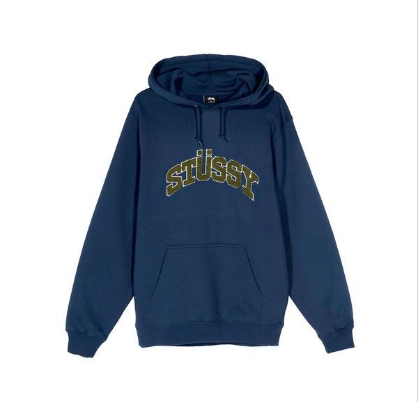 ステューシー STUSSY CHENILLE ARCH HOOD スウェット パーカー プル