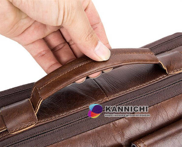 ショルダーバッグ メンズ ビジネスバッグ 本革レザー 手提げ 斜め掛け 通学 通勤 耐摩設計 紳士 牛革 ブラック ブラウンの通販は