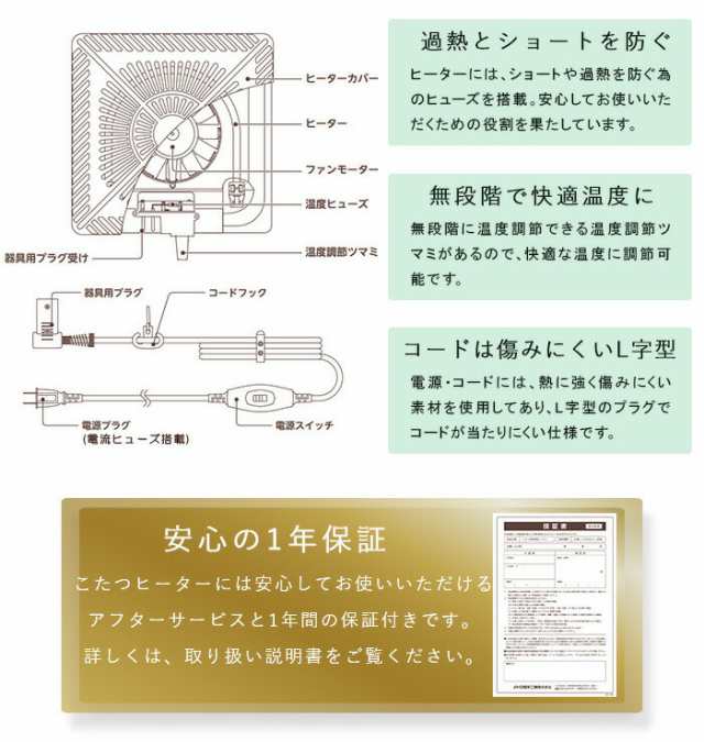 こたつ 折り畳み猫脚こたつ 約90×60 こたつ単品 リビングテーブル ロー