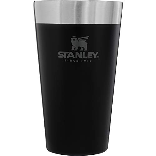 STANLEY(スタンレー) スタッキング真空パイント 0.47L マットブラック 真空断熱タンブラー ステンレス コーヒー 保温保冷 ビール