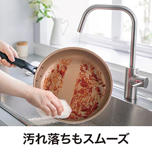 エバークック フライパン 28?p ガス火専用 軽量 650ｇ オレンジ