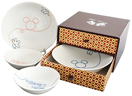 ディズニー ミッキー 「Love of Destiny」 ギフト 食器セット ペア鉢セット 引出ボックス入り 3180-03