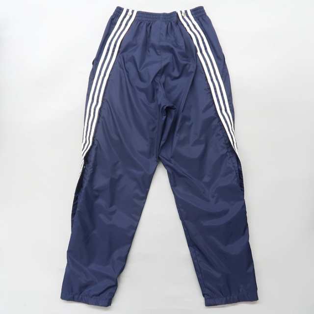 古着 90年代 アディダス adidas ナイロンパンツ トラックパンツ ネイビー サイズ表記:S|au PAY マーケット