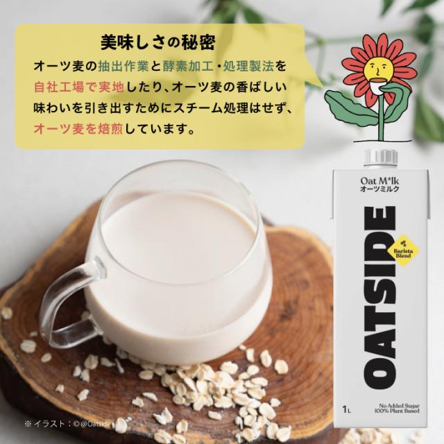 OATSIDE Oat Milk バリスタブレンド II 6本入り×4箱（OAT MILK