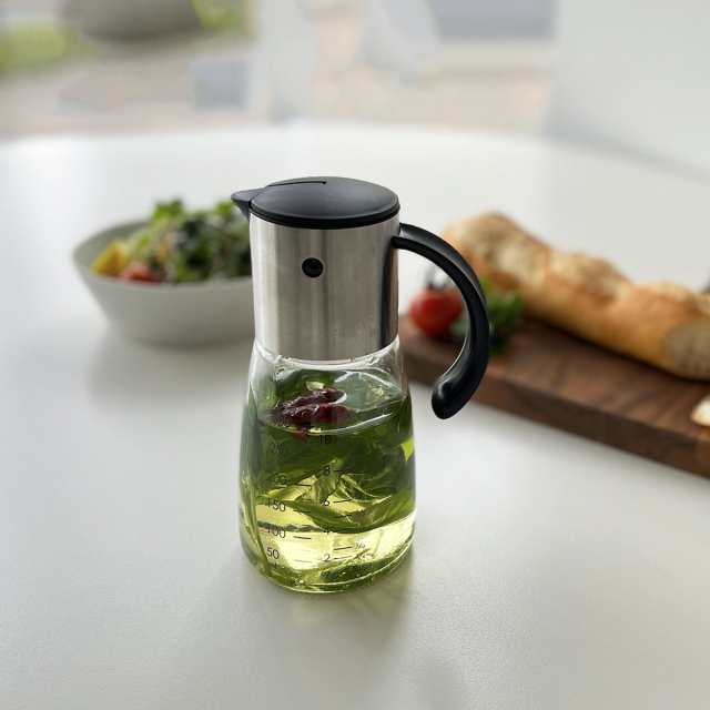 YO-KO Gravity Oil  Vinegar Pot グラビティ シルバー オイル＆ビネガー ボトル ポット 液だれしない ガラス ミニ  ランキング 容器 調味の通販はau PAY マーケット - YO-KO