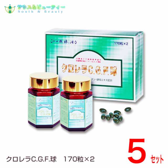 クロレラＣＧＦ粒170粒×２個 5セット 明治製薬