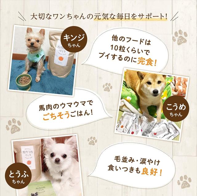 健康いぬ生活 馬肉自然づくり 1kg 1kg 1袋 ドッグフード 馬肉 無添加 国産 全犬種 ヒューマングレード ドライの通販はau Pay マーケット 健康いぬ生活 Au Pay マーケット店