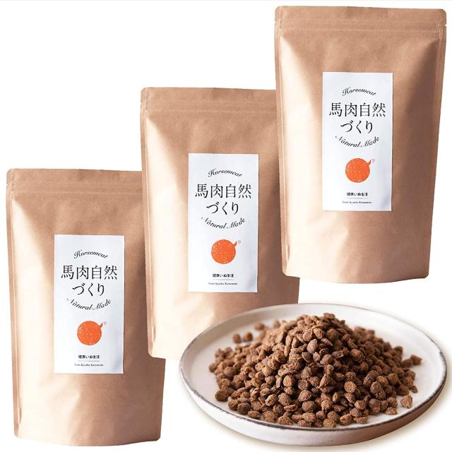 健康いぬ生活 馬肉自然づくり 3kg 1kg 3袋 まとめ買い ドッグフード 馬肉 無添加 国産 全犬種 ヒューマングレード ドライの通販はau Pay マーケット 健康いぬ生活 Au Pay マーケット店