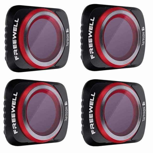Freewell フリーウェル DJI Mavic Air 2専用 NDフィルター PLフィルター 4枚セット ND8PL ND16PL ND32PL ND64PL 国内正規品 6,880円