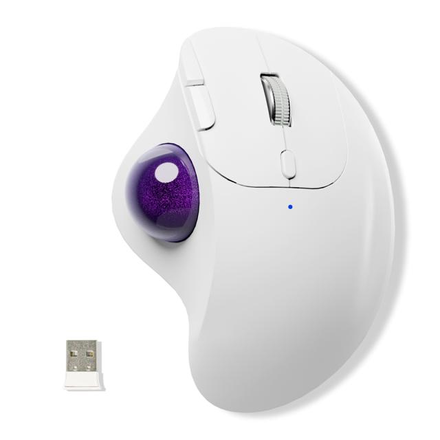 3台同時接続】トラックボール ワイヤレスマウス Bluetooth+2.4GHz