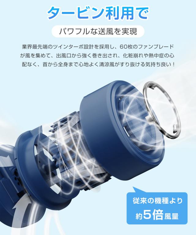 扇風機折りたたみ ペルチェ式ネッククーラー ネッククーラー 冷却プレート付 首掛け扇風機 折りたたみ式 ペルチェ式 静音の通販 by 週末セール ROTOYABI