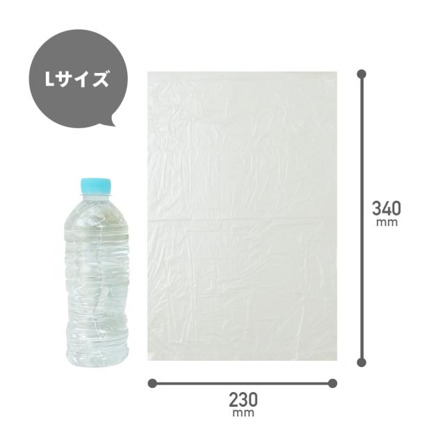 ティッシュタイプポリ袋 保存袋 Lサイズ 半透明 23x34cm 0.010mm厚 1000枚x12小箱 FPT-12 ポリ袋 平袋 食品用 食品検査適合品 RoHS指定_2