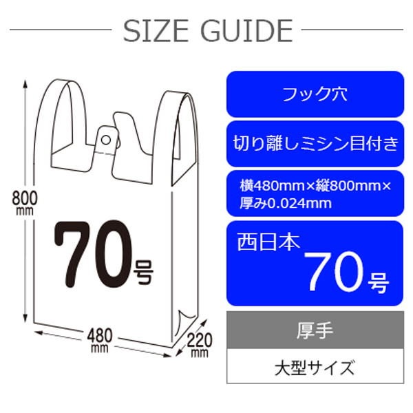 KN-23-10 ポリ袋 20リットル 0.015mm厚 半透明 10枚x100冊x10箱 ゴミ袋