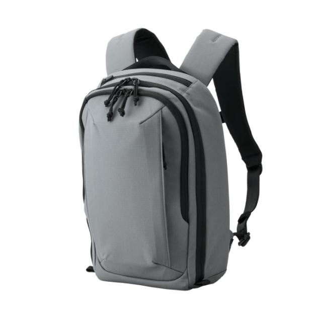 リュック ビジネスリュック 14L 撥水 多収納 PC14インチ対応 通勤 旅行 コンパクト バックパック MNL チャコール