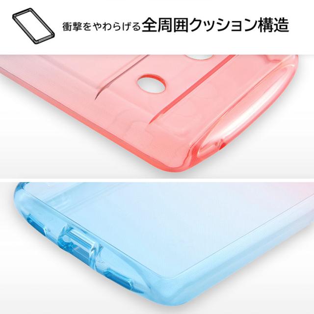 GooglePixel7a ケース クリア 透明 グラデーション レッド