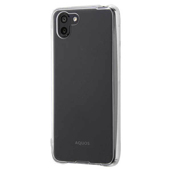 AQUOS R2 耐衝撃ケース クリア ハイブリッドカバー 硬度2H 保護 シンプル 本体 透明 イングレム RT-AQR2CC2-CMの通販 ...