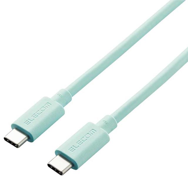 エレコム TypeCケーブル C to C USB4 80cm グリーン ELECOM