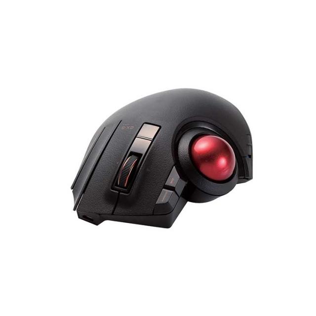 エレコム トラックボールマウス/親指/8ボタン/ﾁﾙﾄ機能/有線/無線/Bluetooth/1000万回耐久/ブラック ELECOM