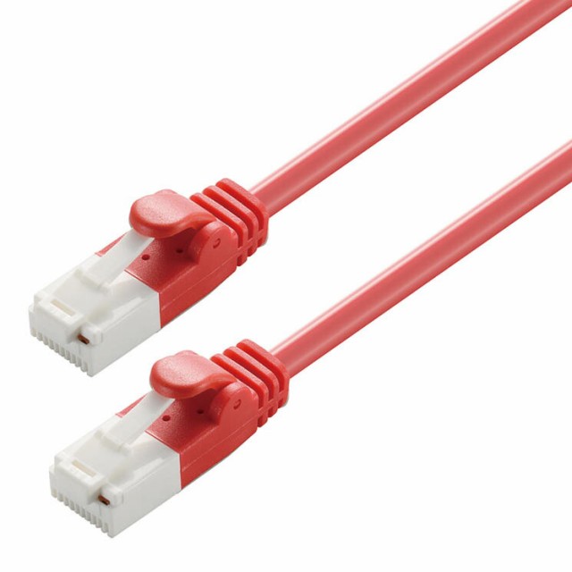 エレコム Cat6 LANケーブル 30m レッド ELECOMの通販は