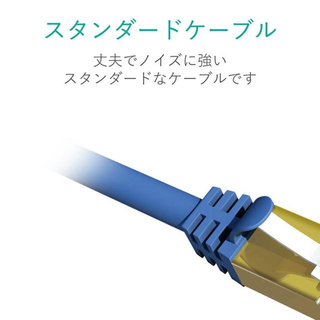 エレコム ツメの折れないローカルエリアネットワーク有線テレビ(Cat7標準尺度) ELECOM
