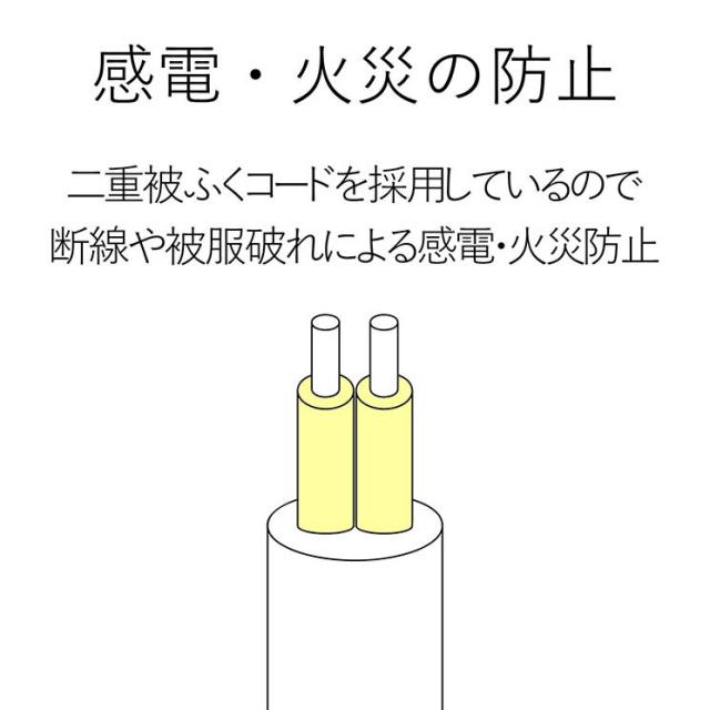 エレコム 工事・物件に最適な3ピン 熱に強い 抜け止め マグネット付 電源タップ 6個口 5m ホワイト白 ELECOM_3