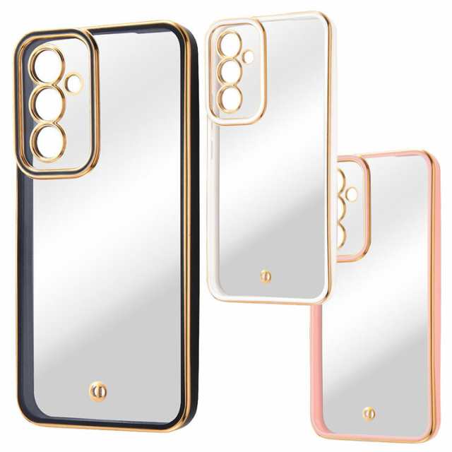 Galaxy A54 5G ケース 透明 クリア ブラック ホワイト ピンク Galaxy A54 5G ケース 透明 クリア ブラック ホワイト ピンク