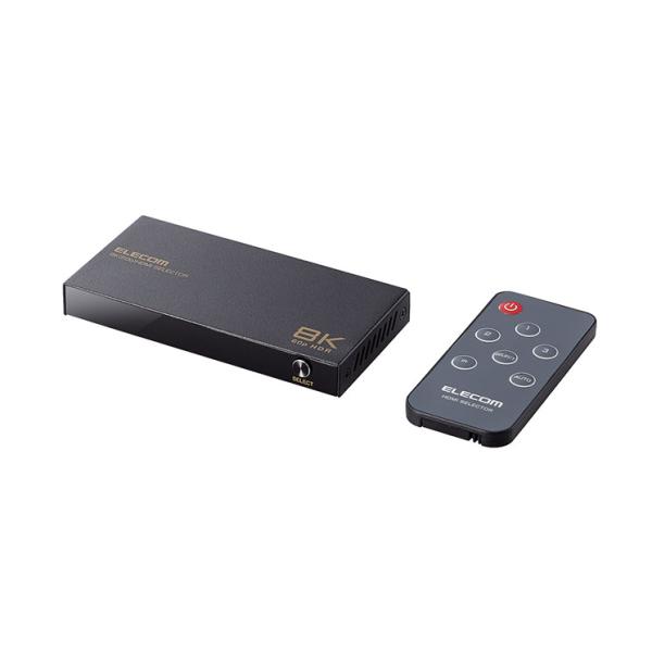 HDMI 切替器 3入力1出力 8K 60Hz 4K 120Hz HDMI2.1 手動 / 自動 切り替え器 リモコン付き セレクター ブラック