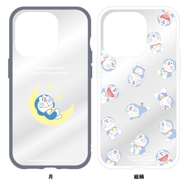 iPhone15PROケース　ドラえもん gourmandise ドラえもん iPhone15Pro ケース ブラック 総柄