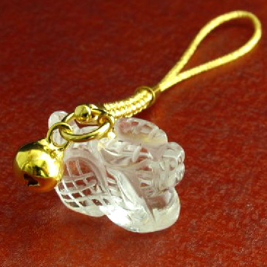 龍神サンキャッチャー（アラゴナイト入り） 風水龍 水晶ストラップ