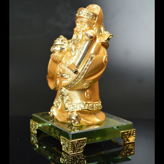 送料無料】NO-5財神様 ≪高級≫風水の関羽様像 置物 金運/財運/商売