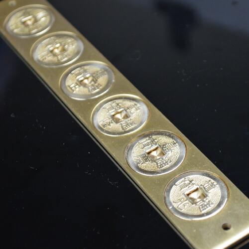 【送料無料】 ≪銅製≫六帝古銭風水尺  縁起物/開運/水晶/お守り/風水グッズの置物/魯班尺/六帝古銭尺/運気改善/十二方位牌/気の安定盤