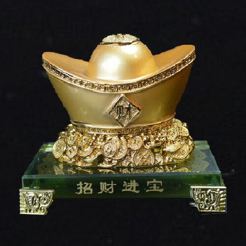 【送料無料】◆金財を招く元宝◆ ≪金運≫風水の金財運アイテム 元寶 財運/金運/仕事運/商売繁盛/龍/ヒキュウ/三本足カエル/ギャンブル/風水グッズ/インテリアの置物/