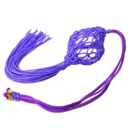 【送料無料】 ≪3≫風水 気浄化●紫の袋入り水晶玉●30mm玉 高品質AA天然水晶使用 開運/水晶/お守り/トイレ 風水グッズ/天然石/パワーストーン