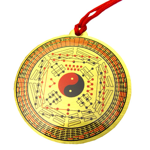 【送料無料】 風水の乾坤照寶図(小）（けんこんしょうほうず） 【邪気を除け、気を安定させる】 縁起物/開運/水晶/お守り/風水グッズの置物/乾坤宝照図