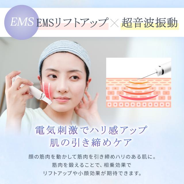 IPX7防水設計キャビテーション EMS微電流 見易かっ 超音波振動 ラジオ 
